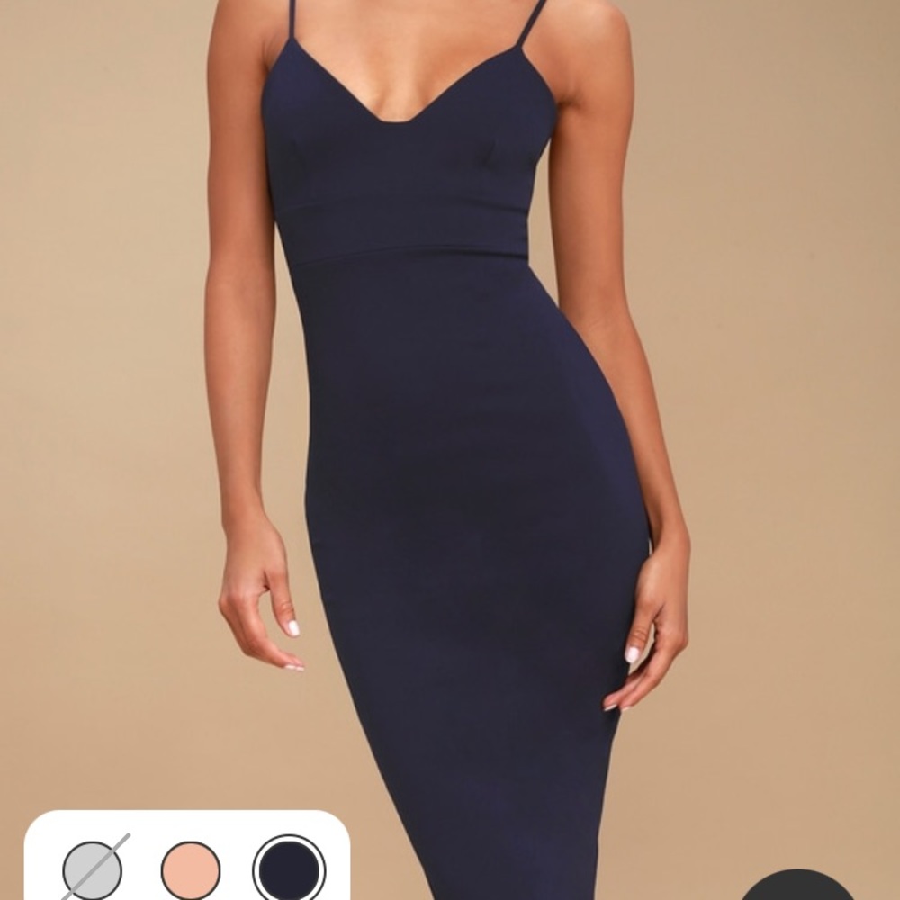 Lulus xs blue green bodycon dress